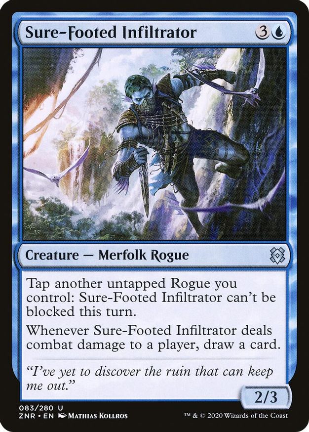 Sure-Footed Infiltrator | 83 | Zendikar Rising