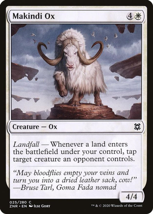 Makindi Ox | 25 | Zendikar Rising