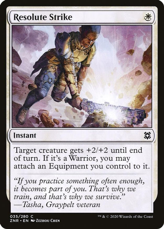 Resolute Strike | 35 | Zendikar Rising