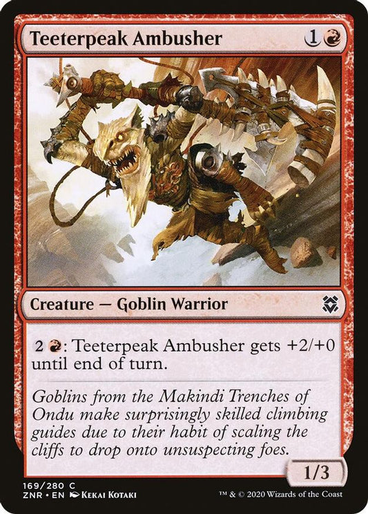 Teeterpeak Ambusher | 169 | Zendikar Rising