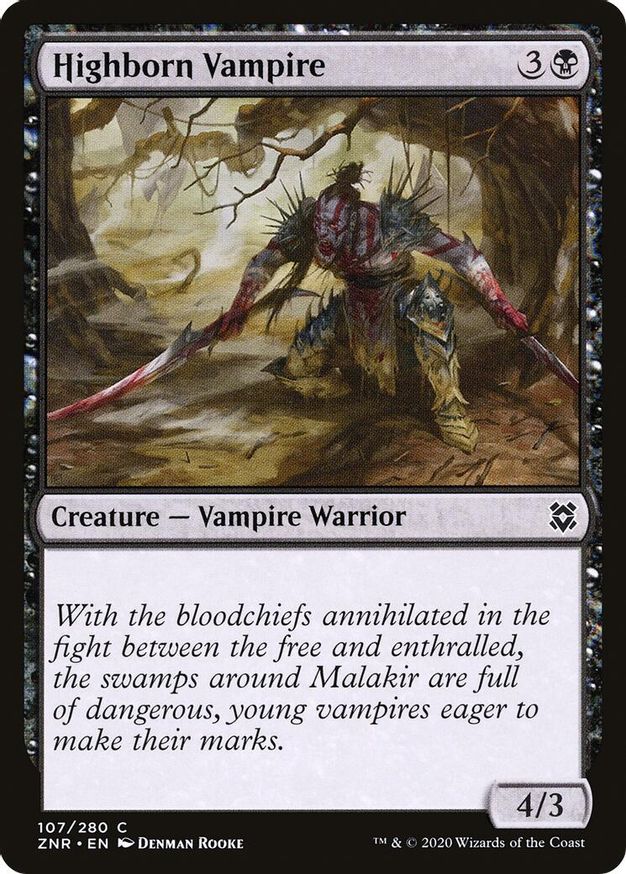 Highborn Vampire | 107 | Zendikar Rising