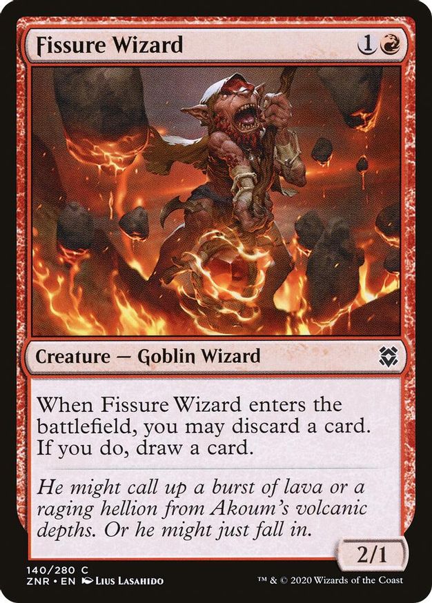Fissure Wizard | 140 | Zendikar Rising