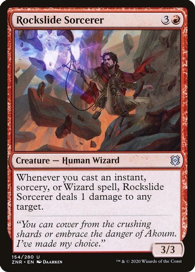 Rockslide Sorcerer | 154 | Zendikar Rising
