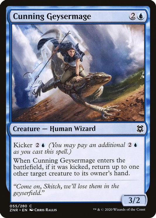 Cunning Geysermage | 55 | Zendikar Rising