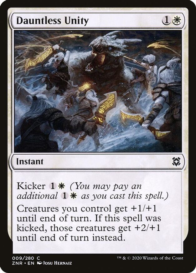 Dauntless Unity | 9 | Zendikar Rising