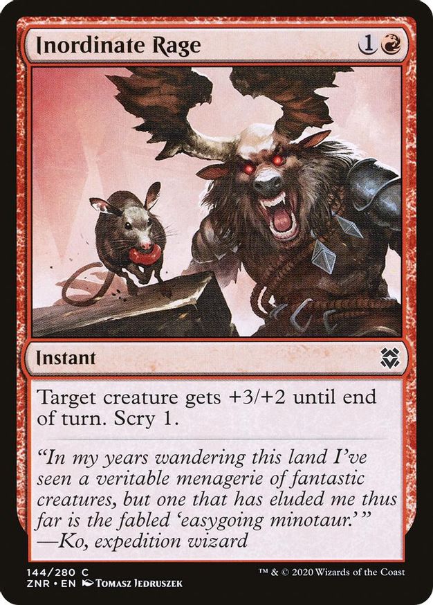 Inordinate Rage | 144 | Zendikar Rising
