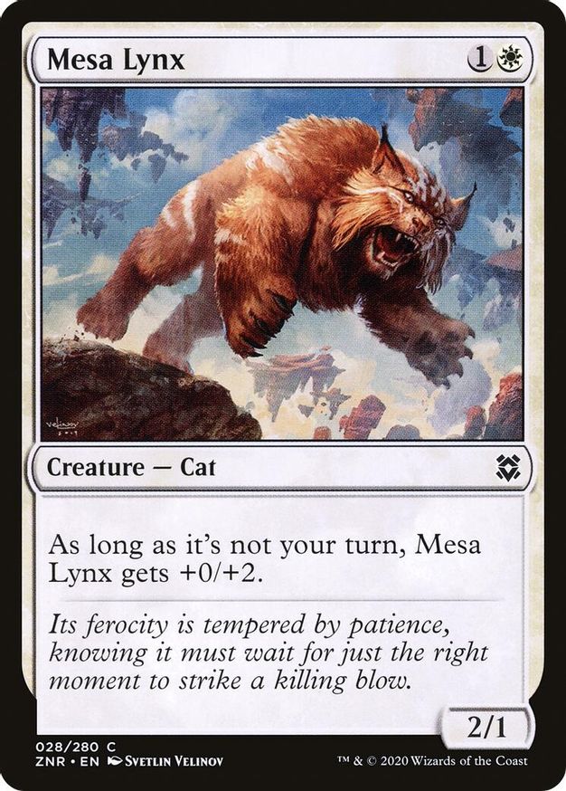 Mesa Lynx | 28 | Zendikar Rising