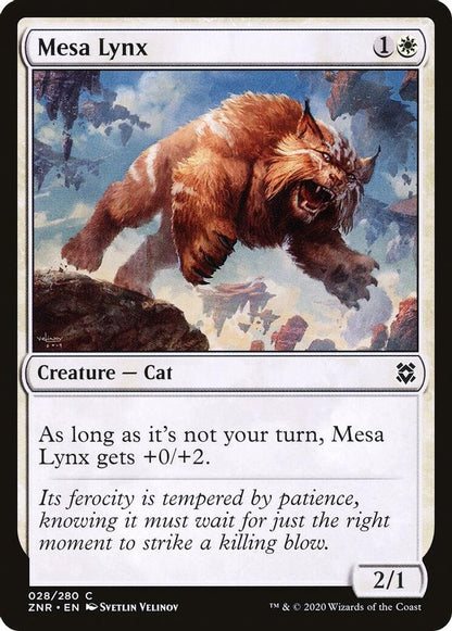 Mesa Lynx | 28 | Zendikar Rising