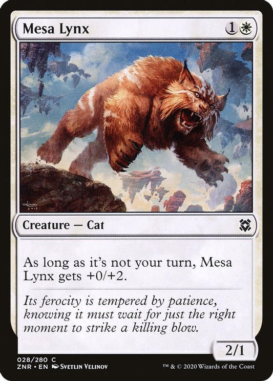Mesa Lynx | 28 | Zendikar Rising