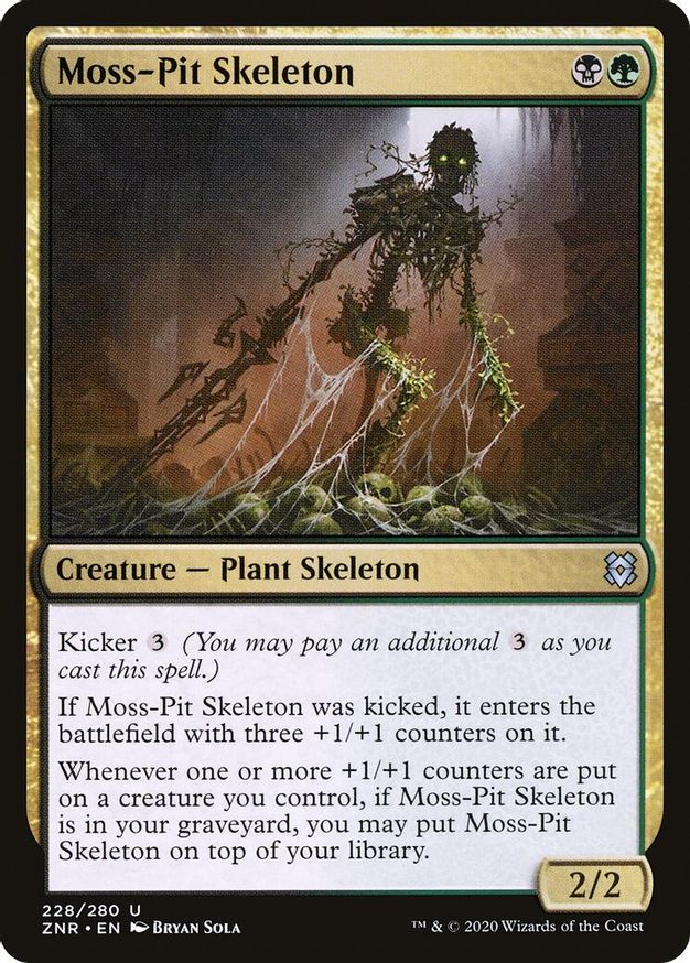 Moss-Pit Skeleton | 228 | Zendikar Rising
