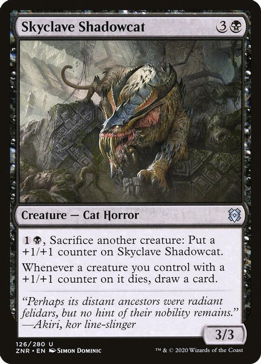 Skyclave Shadowcat | 126 | Zendikar Rising