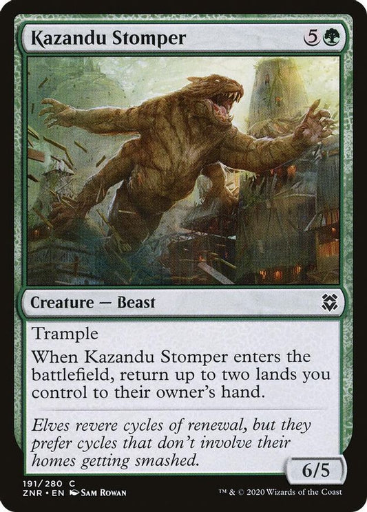 Kazandu Stomper | 191 | Zendikar Rising