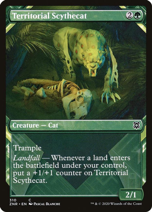 Territorial Scythecat (Showcase) | 310 | Zendikar Rising