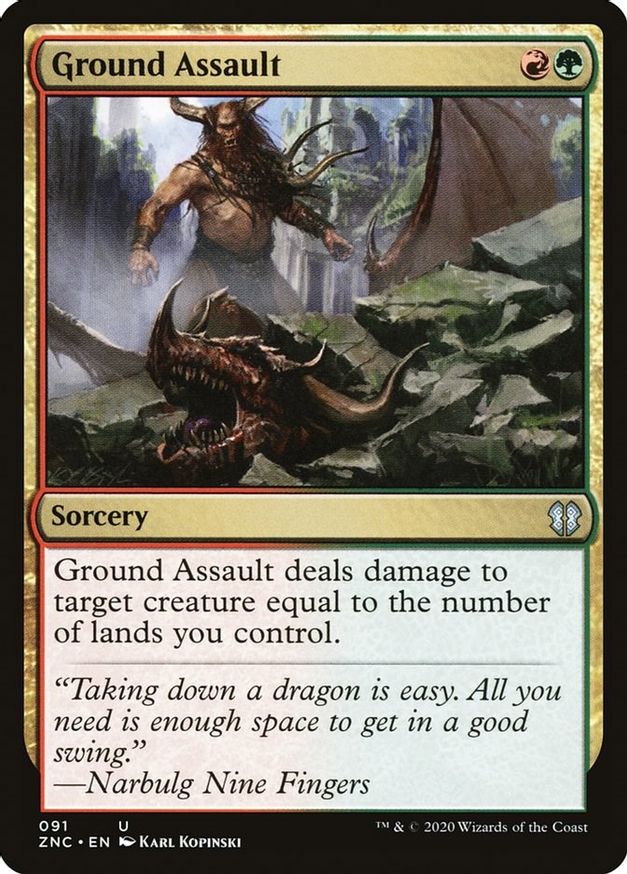Ground Assault | 91 | Commander: Zendikar Rising