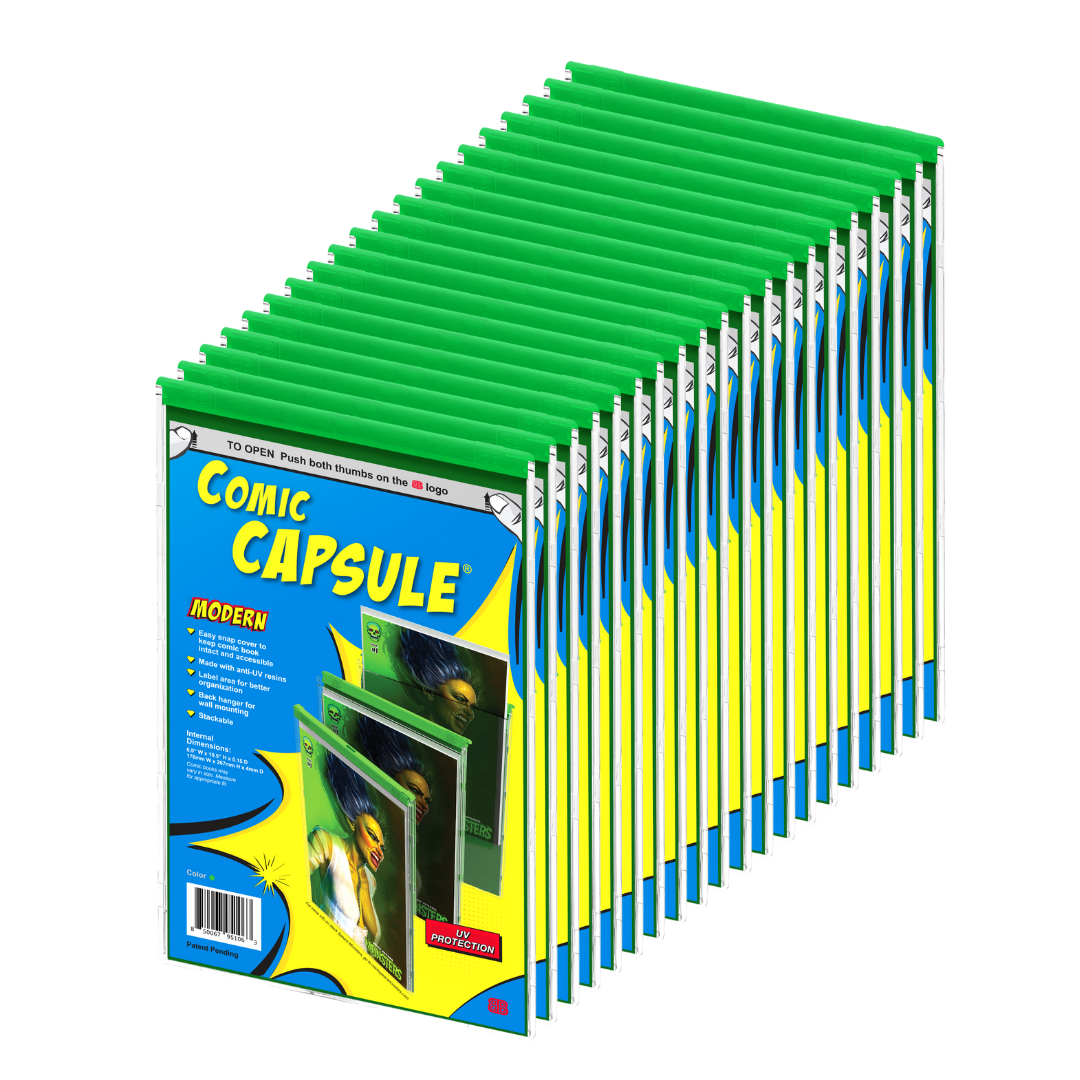 Green Modern Size ComicCapsule