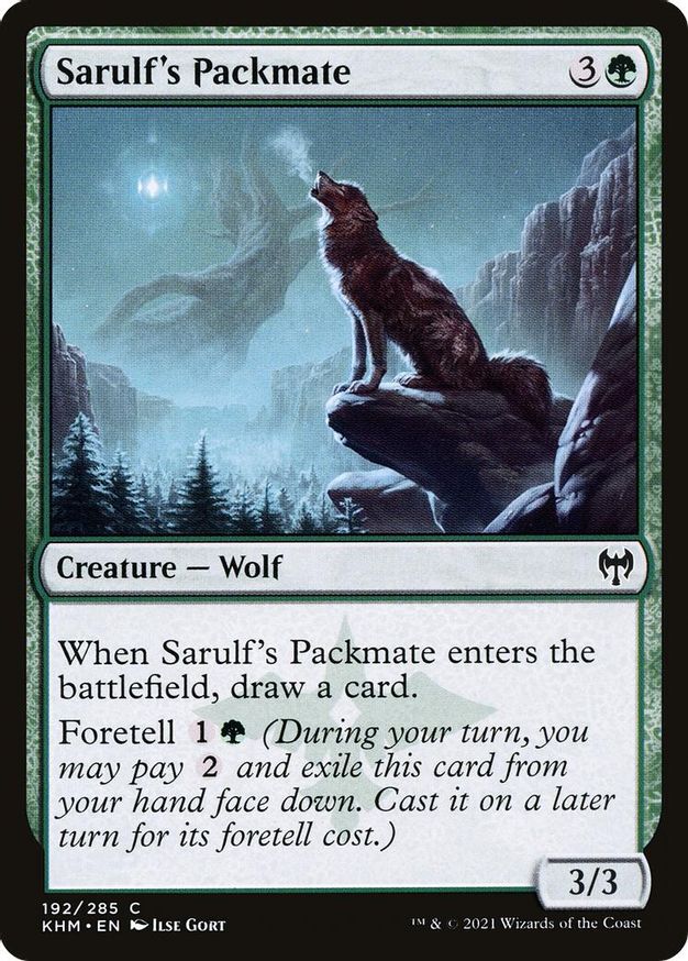 Sarulf's Packmate | 192 | Kaldheim