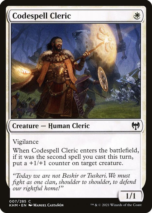 Codespell Cleric | 7 | Kaldheim