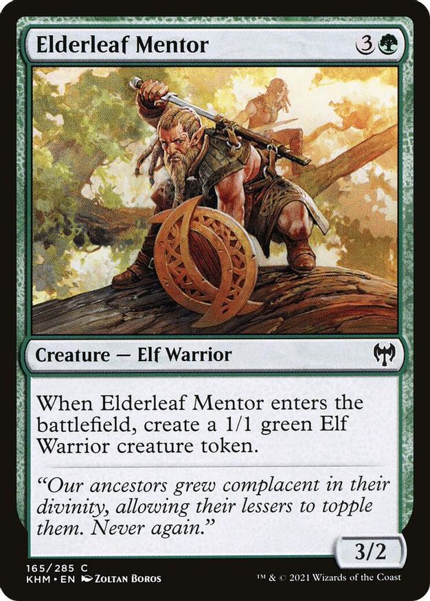 Elderleaf Mentor | 165 | Kaldheim