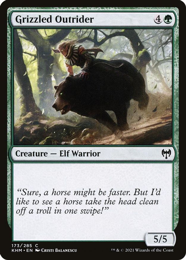 Grizzled Outrider | 173 | Kaldheim