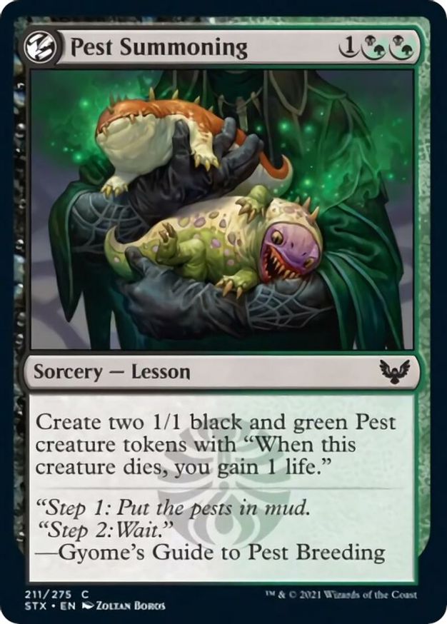 Pest Summoning | 211 | Strixhaven: School of Mages
