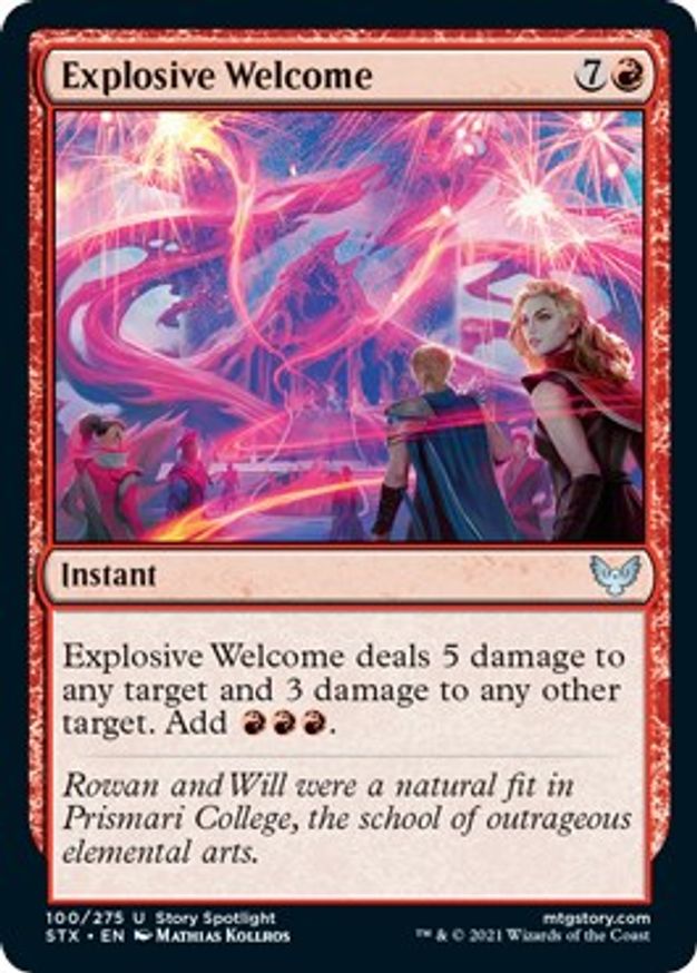 Explosive Welcome | 100 | Strixhaven: School of Mages