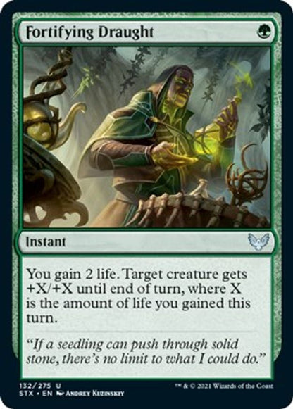 Fortifying Draught | 132 | Strixhaven: School of Mages