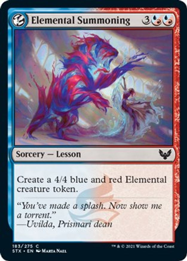 Elemental Summoning | 183 | Strixhaven: School of Mages
