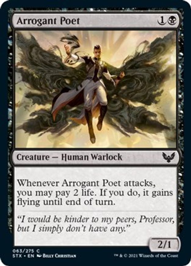 Arrogant Poet | 63 | Strixhaven: School of Mages