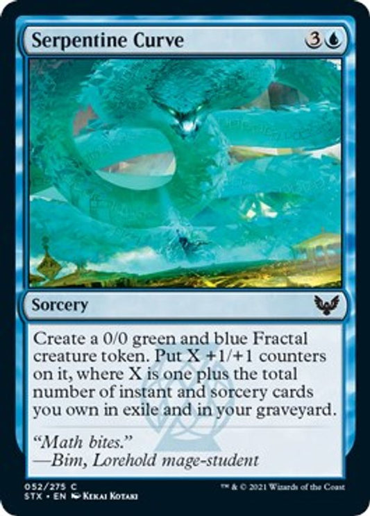 Serpentine Curve | 52 | Strixhaven: School of Mages
