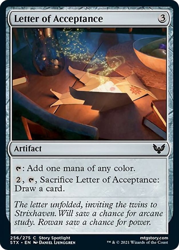 Letter of Acceptance | 256 | Strixhaven: School of Mages