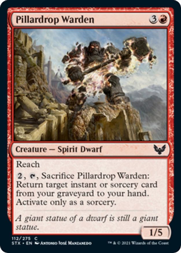 Pillardrop Warden | 112 | Strixhaven: School of Mages