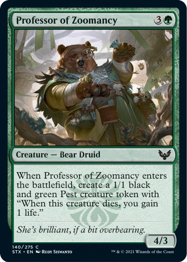 Professor of Zoomancy | 140 | Strixhaven: School of Mages