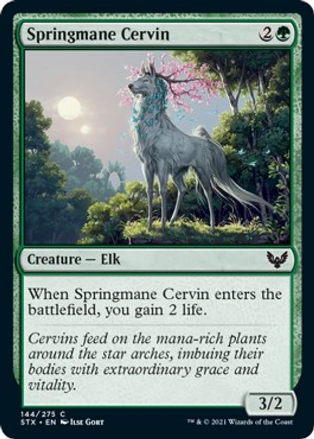 Springmane Cervin | 144 | Strixhaven: School of Mages
