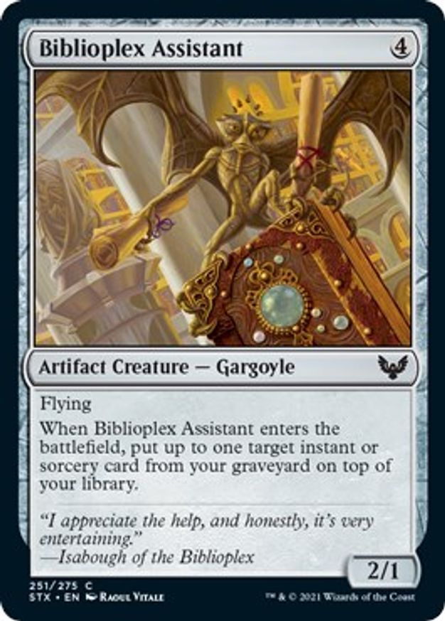 Biblioplex Assistant | 251 | Strixhaven: School of Mages