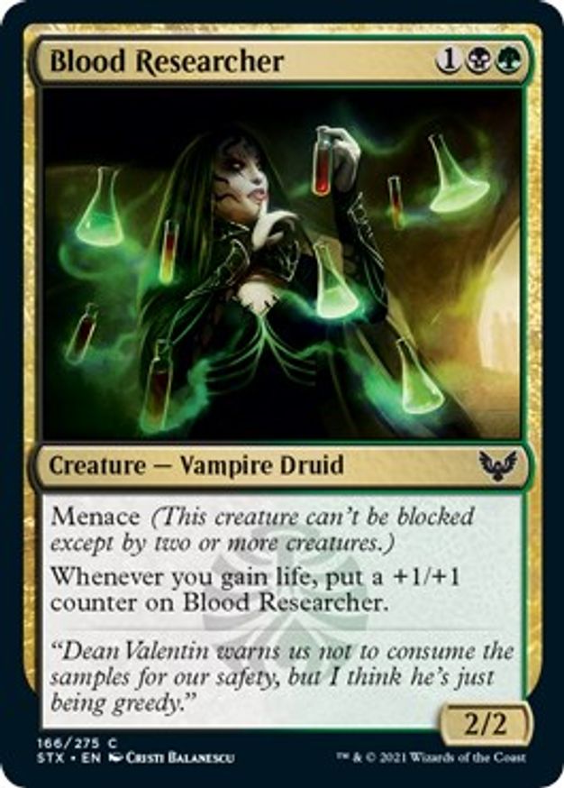 Blood Researcher | 166 | Strixhaven: School of Mages