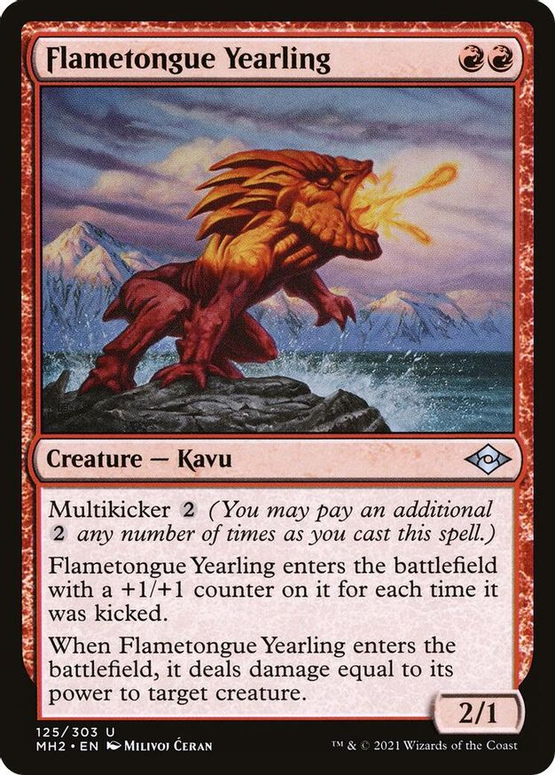 Flametongue Yearling | 125 | Modern Horizons 2