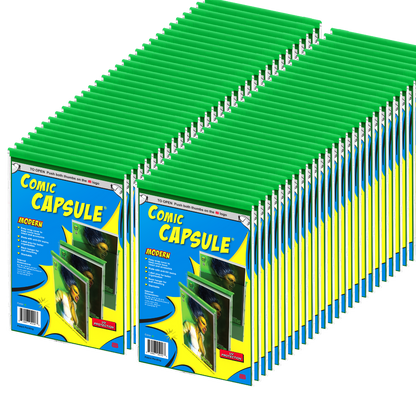 Green Modern Size ComicCapsule