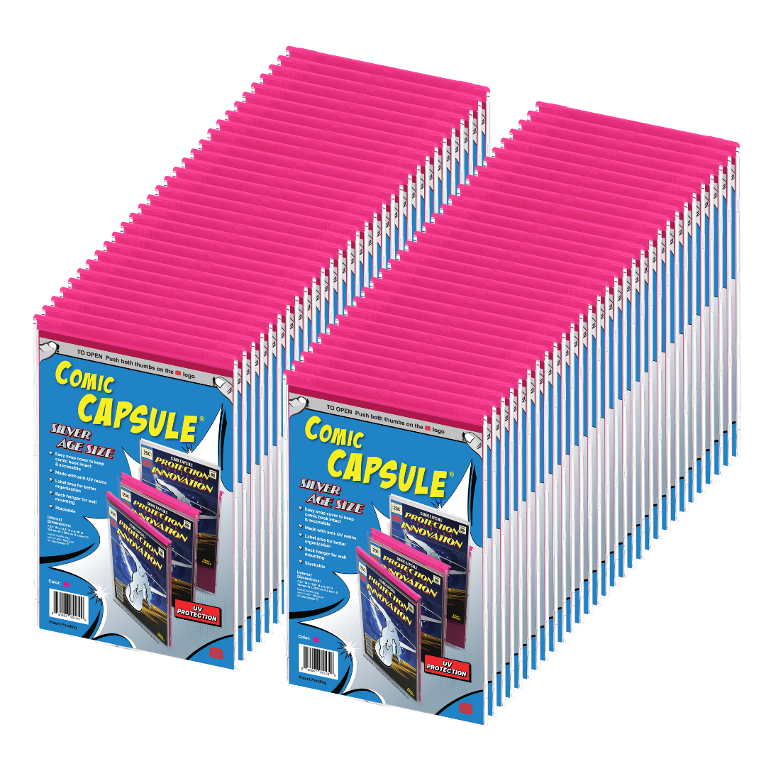 Pink SILVER Age Size ComicCapsule