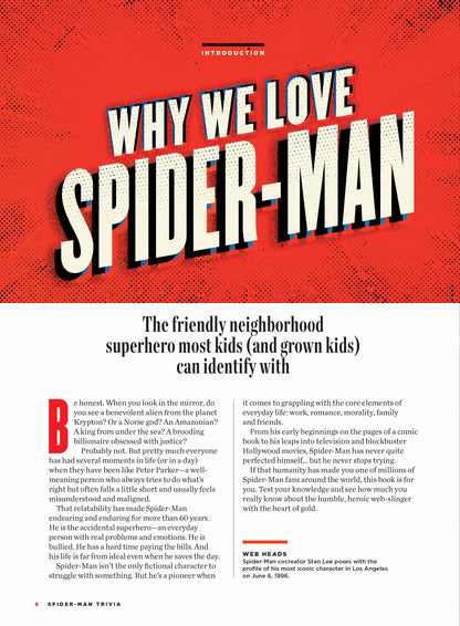 Spider-Man - Trivia: Comics, Movies, TV Series, Cartoons, Peter Parker, Superhero, Web-Swinging, Villians, Doctor Octopus, Carnage, Marvel Universe, Tobey Maguire, Andrew Garfield, Tom Holland & More!