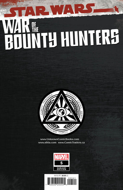 STAR WARS WAR BOUNTY HUNTERS #5 (OF 5) UNKNOWN COMICS GERALD PAREL EXCLUSIVE VAR (10/06/2021)(10/13/2021)