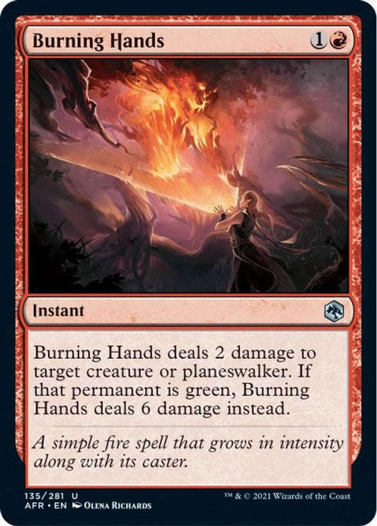 Burning Hands | 135 | Adventures in the Forgotten Realms