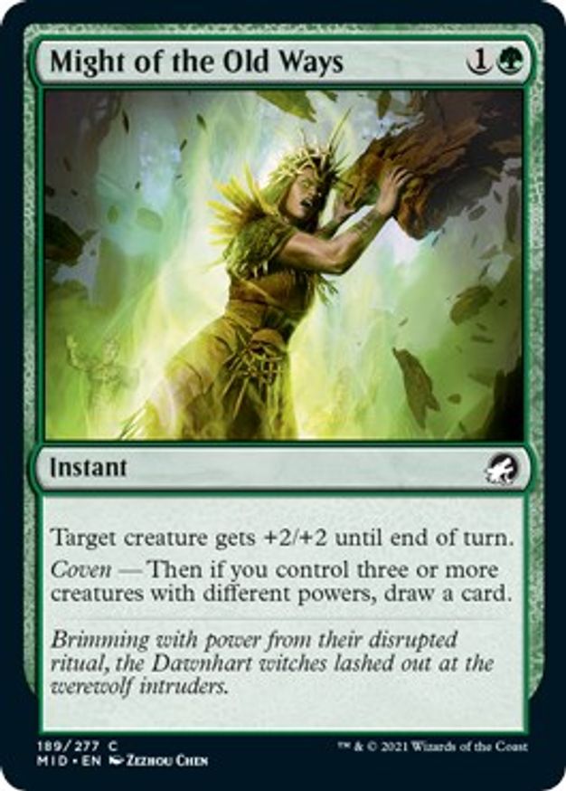 Might of the Old Ways | 189 | Innistrad: Midnight Hunt