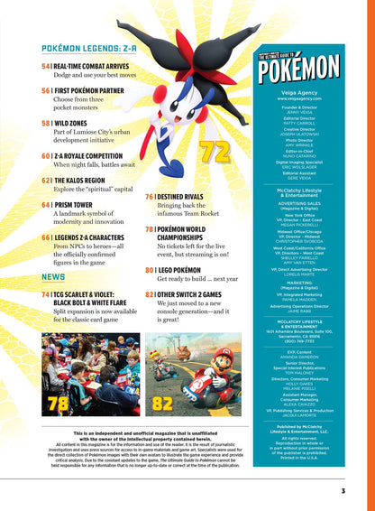 Pokémon - The Ultimate Guide: Pokemon Legends Z-A, Big Preview, Nintendo Switch 2 Games, World Of Lego & Celestial Guardians, Immersive Adventures, Shining Revelry Fan Favorites, Posters & More!