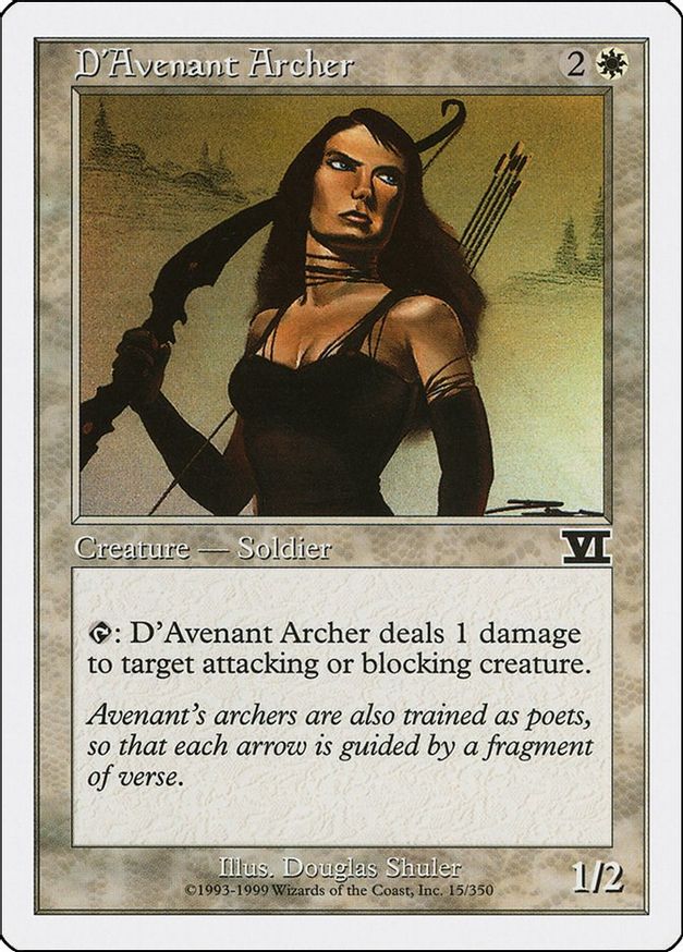 D'Avenant Archer | 15 | Classic Sixth Edition