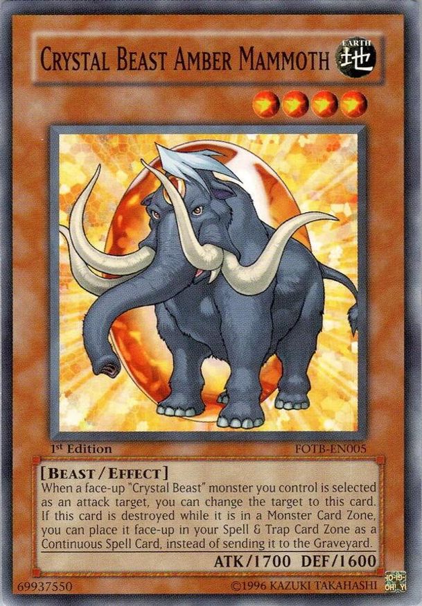 Crystal Beast Amber Mammoth | FOTB-EN005