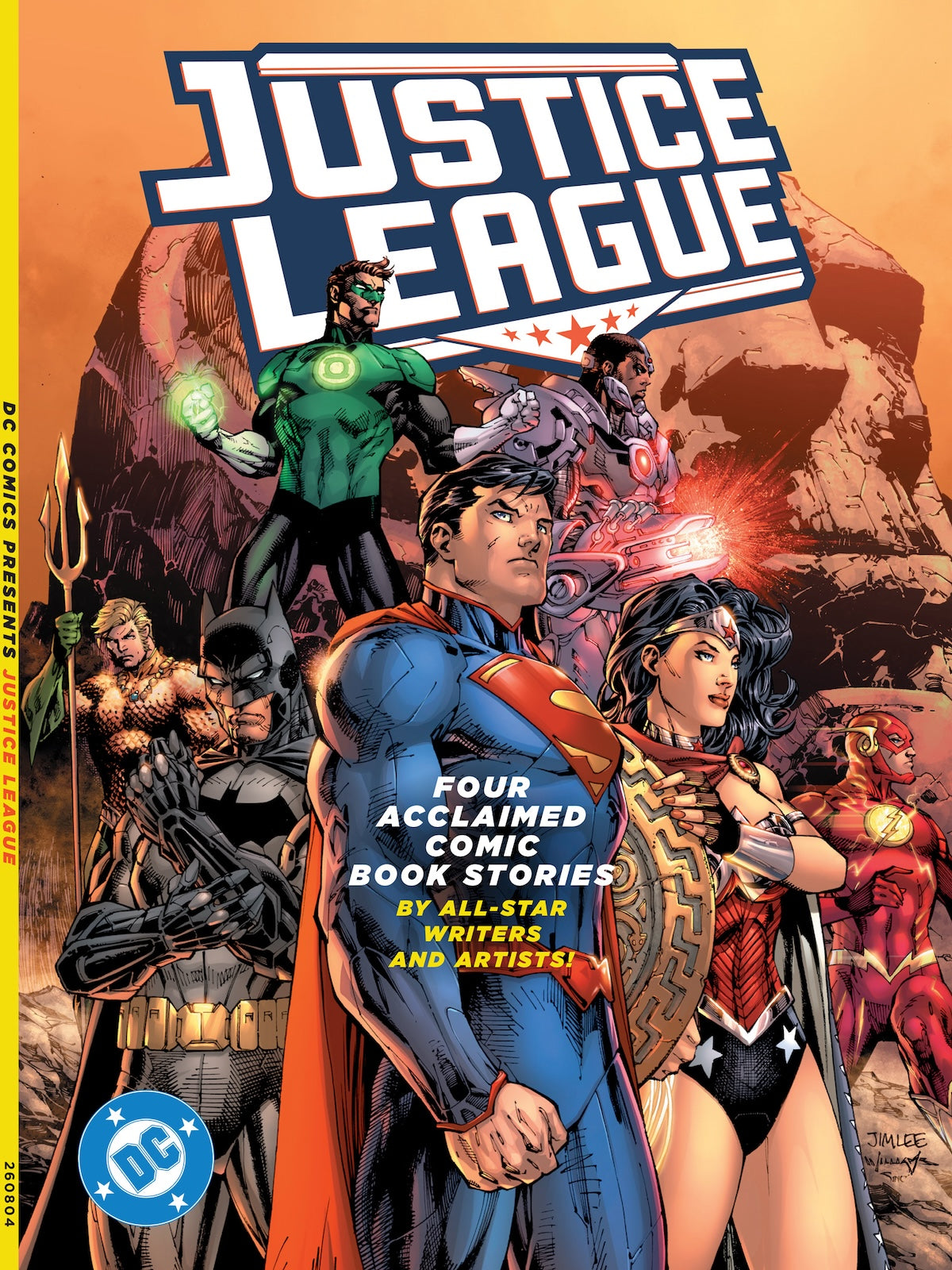 DC Comics Presents - Justice League: Four Epic Comic Book Stories, Action-Packed Adventures With Iconic Superheroes Such As Superman, Batman, Wonder Woman, The Flash, Green Lantern, Aquaman & More!