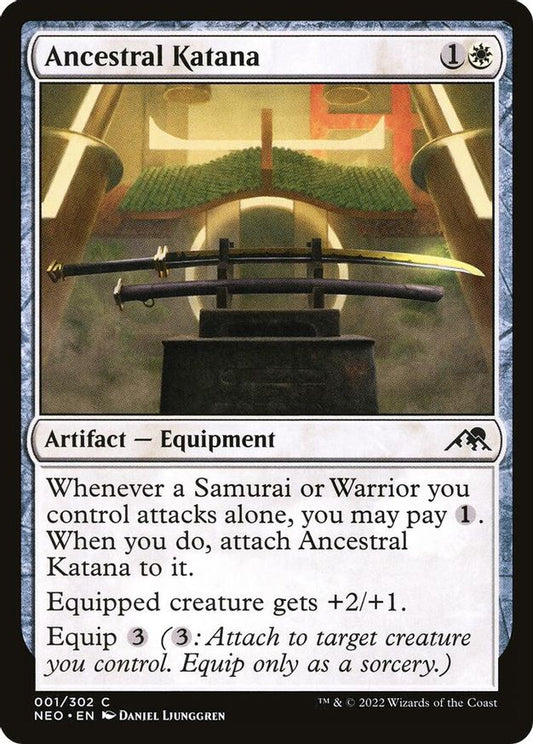 Ancestral Katana | 1 | Kamigawa: Neon Dynasty