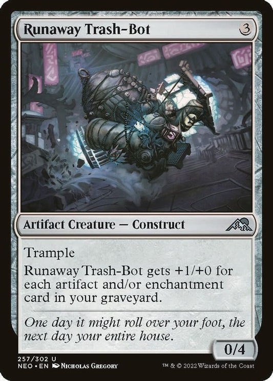 Runaway Trash-Bot | 257 | Kamigawa: Neon Dynasty
