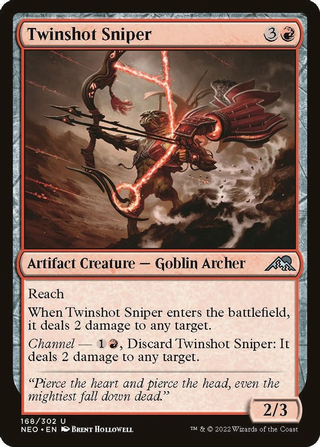 Twinshot Sniper | 168 | Kamigawa: Neon Dynasty