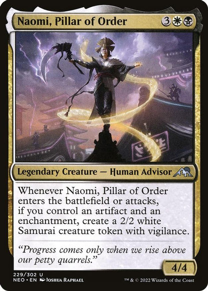 Naomi, Pillar of Order | 229 | Kamigawa: Neon Dynasty